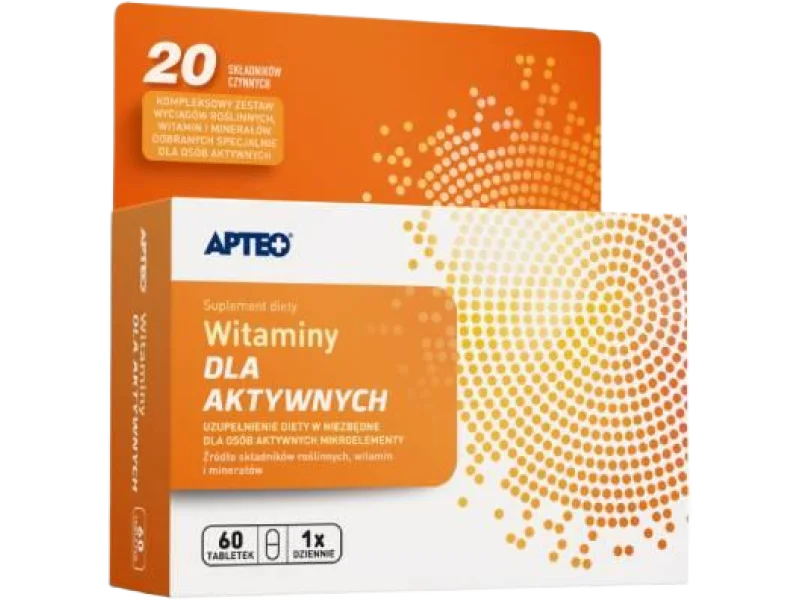 APTEO Witaminy dla aktywnych, tabletki powlekane