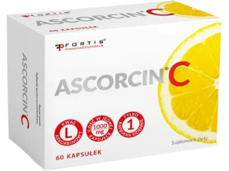 Ascorcin witamina C, kapsułki, 1000 mg