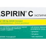 Aspirin C 400 mg + 240 mg, tabletki musujące, 400 mg + 240 mg