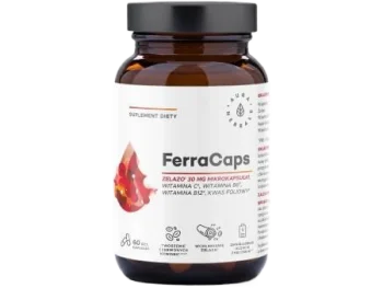 Zdjęcie produktu AURA HERBALS FerraCaps Żelazo 30mg, kapsułki