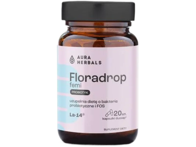 Aura Herbals Floradrop femi probiotyk, kapsułki