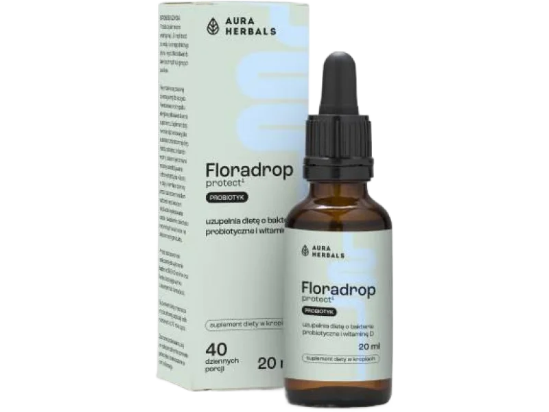 Aura Herbals Floradrop protect probiotyk, krople