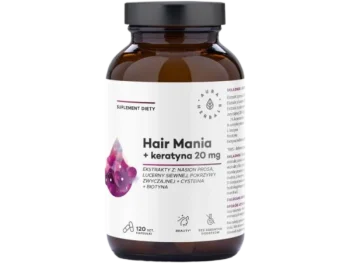 AURA HERBALS Hair Mania + keratyna, kapsułki