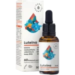 AURA HERBALS Luteina + Witamina A + DHA + Zeaksantyna, krople