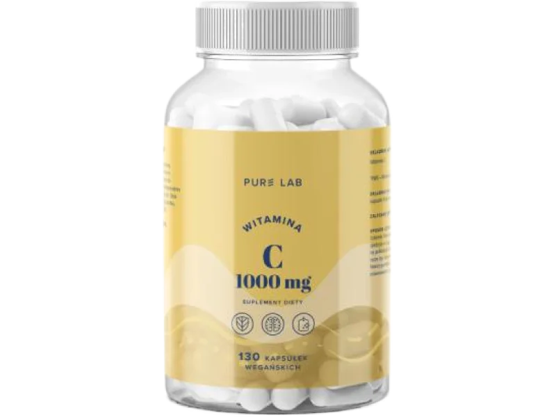 AURA HERBALS PureLab Witamina C, kapsułki, 1000 mg