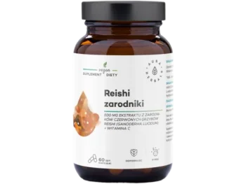 Zdjęcie produktu AURA HERBALS Reishi zarodniki + Witamina C, kapsułki