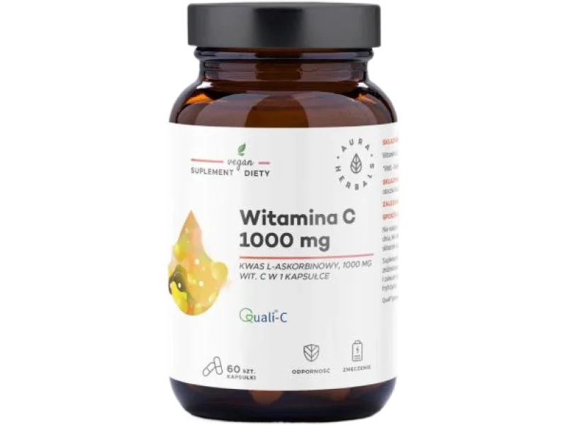 AURA HERBALS Witamina C 1000mg, kapsułki, 1000 mg