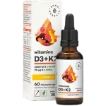 AURA HERBALS Witamina D3 + K2mk7 + Omega-3, krople