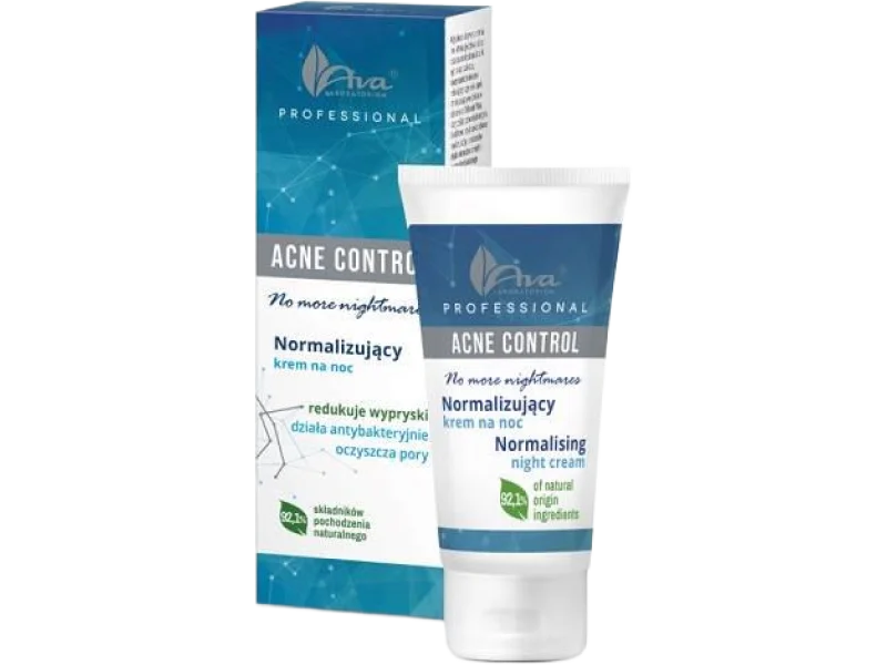 AVA ACNE CONTROL Normalizujący Krem na noc