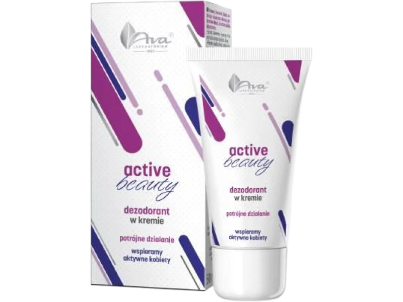 AVA Active Beauty Dezodorant Potrójne działanie, krem