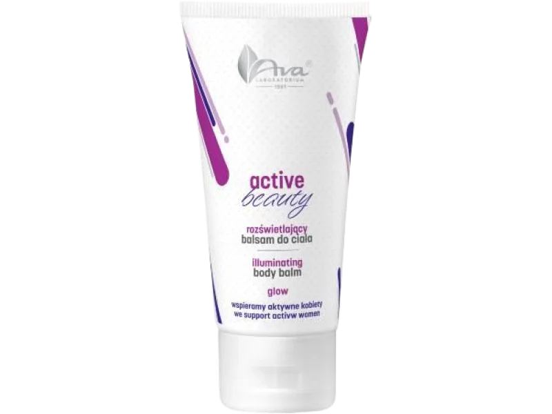 AVA Active Beauty Rozświetlający balsam do ciała ze złotymi drobinkami