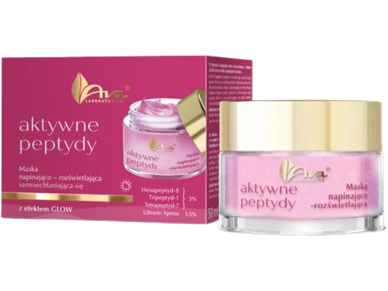 AVA AKTYWNE PEPTYDY Maska – serum do twarzy z efektem Glow