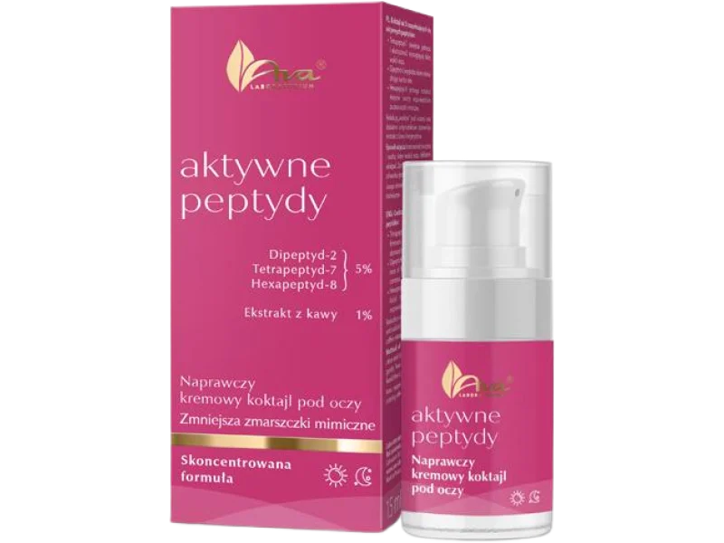 AVA AKTYWNE PEPTYDY Naprawczy kremowy Koktajl pod oczy