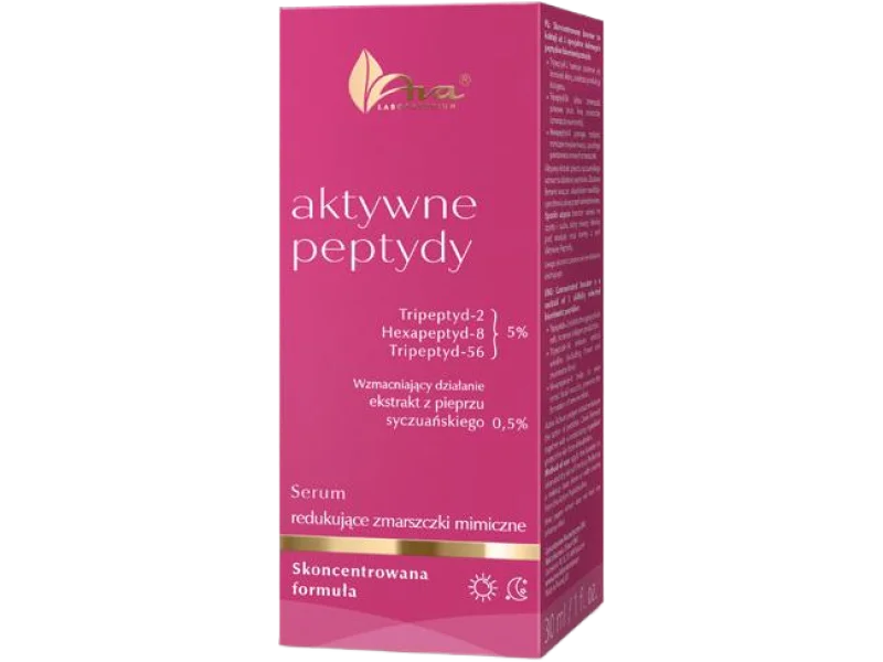 AVA AKTYWNE PEPTYDY Serum redukujące zmarszczki mimiczne