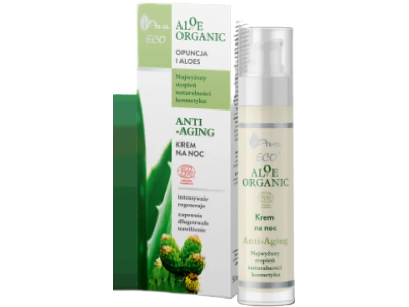 AVA Aloe Organic krem na noc anti-aging