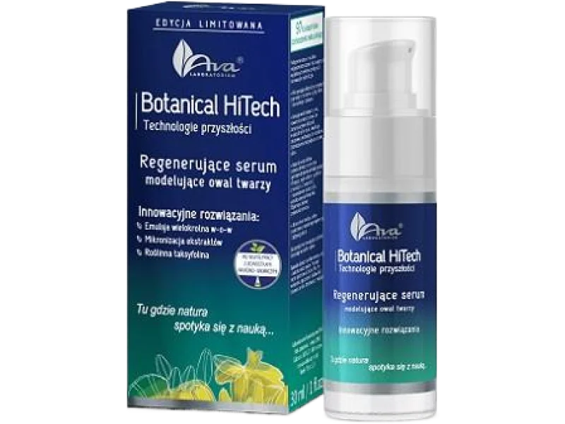 AVA Botanical HiTech Regenerujące serum modelujące owal twarzy