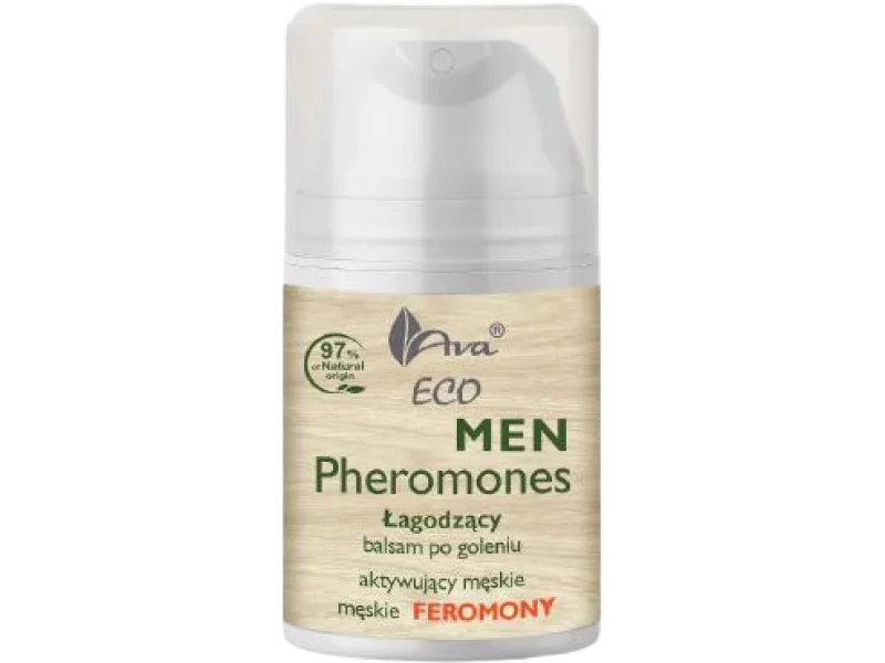 AVA Eco Men Pheromones łagodzący balsam po goleniu aktywujący męskie feromony