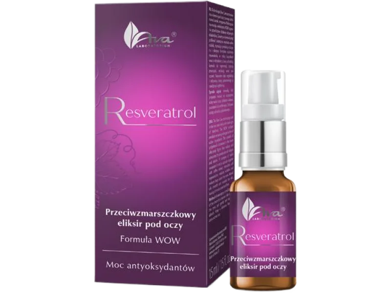 AVA RESVERATROL Przeciwzmarszczkowy eliksir pod oczy, serum