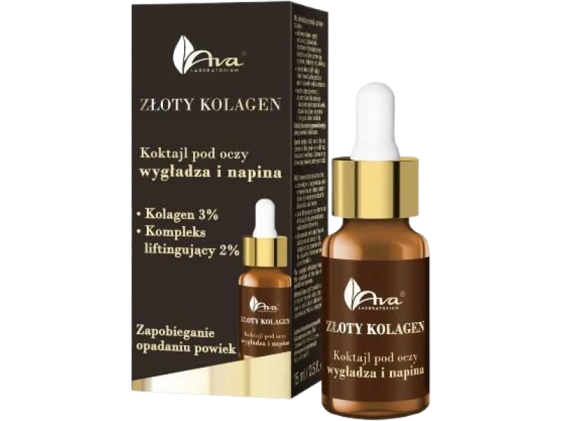 AVA Złoty Kolagen Koktajl pod oczy, krem