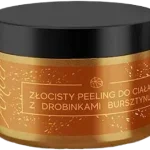 AVENA AMBER Złocisty peeling do ciała z drobinkami bursztynu