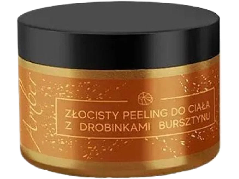 AVENA AMBER Złocisty peeling do ciała z drobinkami bursztynu