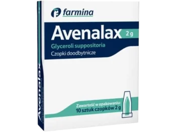 Zdjęcie produktu Avenalax Czopki glicerynowe, 2 g