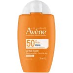 AVENE Eau Thermale Wysoka ochrona przeciwsłoneczna Ultra Fluid niewidoczny na skórze SPF50