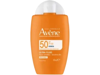 Zdjęcie produktu AVENE Eau Thermale Wysoka ochrona przeciwsłoneczna Ultra Fluid niewidoczny na skórze SPF50