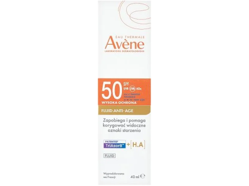 AVENE Fluid Anti-Age SPF50 Fluid przeciwsłoneczny do cery dojrzałej