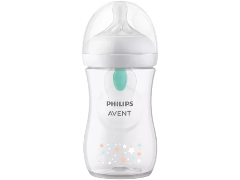 AVENT Natural Response Butelka dla niemowląt z nakładką antykolkową AirFree SCY673/82 Gwiazdki, sprzęt medyczny