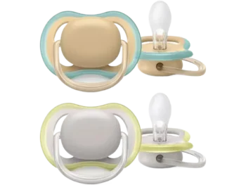 Zdjęcie produktu AVENT Smoczek ultra air SCF085/15 0-6m Biały/żółty, sprzęt medyczny