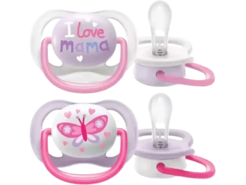 Zdjęcie produktu AVENT Smoczek uspokajający Ultra Air Happy SCF080/02 0-6m Girl, sprzęt medyczny