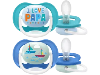Zdjęcie produktu AVENT Smoczek uspokajający Ultra Air Happy SCF080/03 6-18m boy, sprzęt medyczny