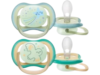 Zdjęcie produktu AVENT Ultra Air Nighttime Smoczek uspokajający ortodontyczny 0-6m SCF376/18, sprzęt medyczny