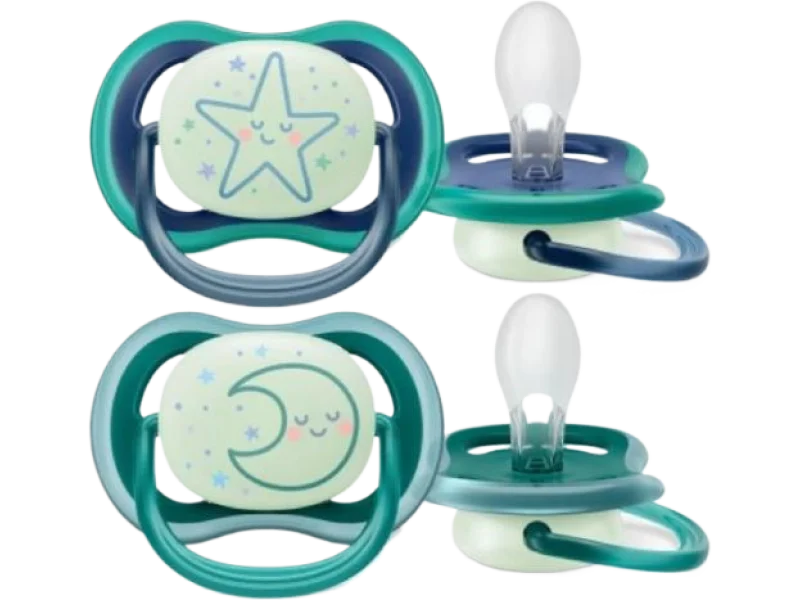 AVENT Ultra Air Nighttime Smoczek uspokajający ortodontyczny 6-18m SCF376/13, sprzęt medyczny