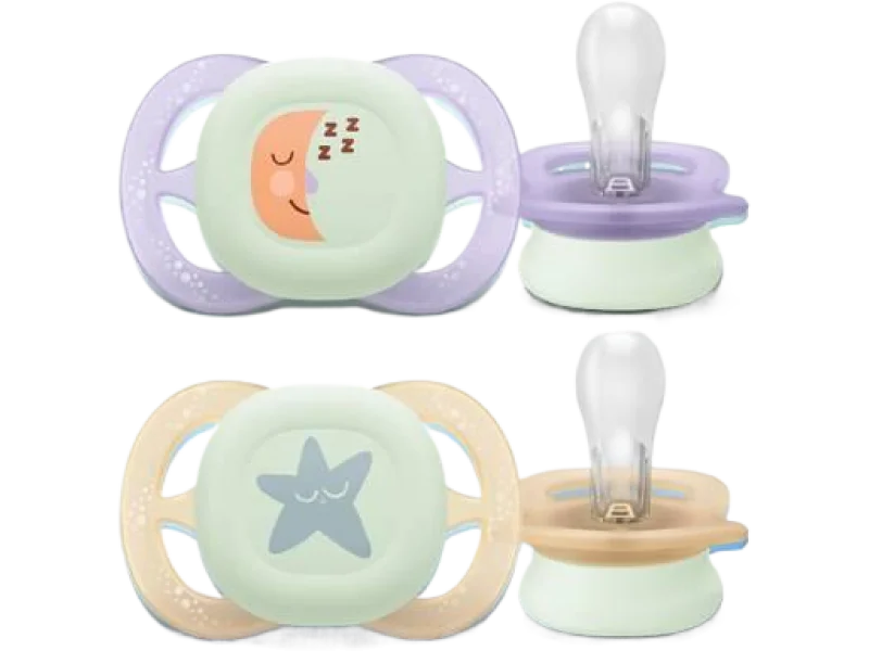 AVENT Ultra Start Nighttime Smoczek uspokajający świecący w ciemności, sprzęt medyczny