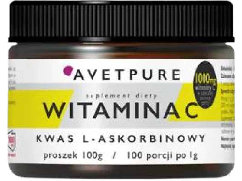 AVET PURE Witamina C, proszek, 1000 mg