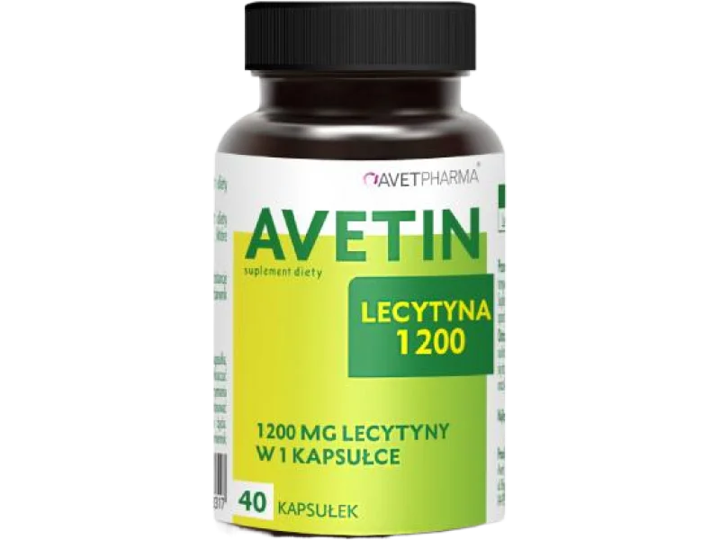 AVETIN Lecytyna 1200, kapsułki, 1200 mg