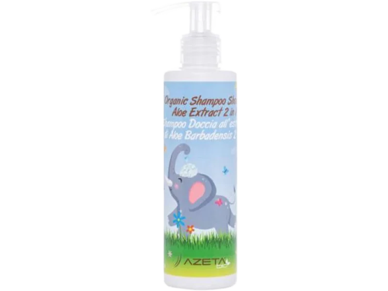 AZETA Bio Organic Shampoo Shower Aloe Extract szampon i płyn do mycia ciała 2in1