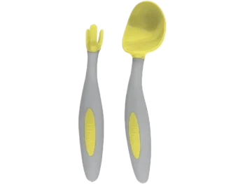 Zdjęcie produktu B.BOX Pierwsze sztućce BLW dla niemowląt Lemon Sherbet, sprzęt medyczny