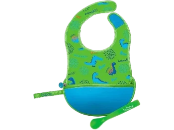 Zdjęcie produktu B.BOX Śliniak dla niemowlaka w saszetce Dino Time, sprzęt medyczny