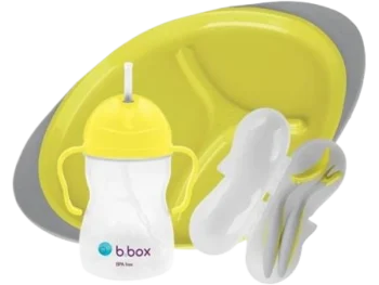 Zdjęcie produktu B.BOX Zestaw do karmienia BLW, Lemon Sherbet
