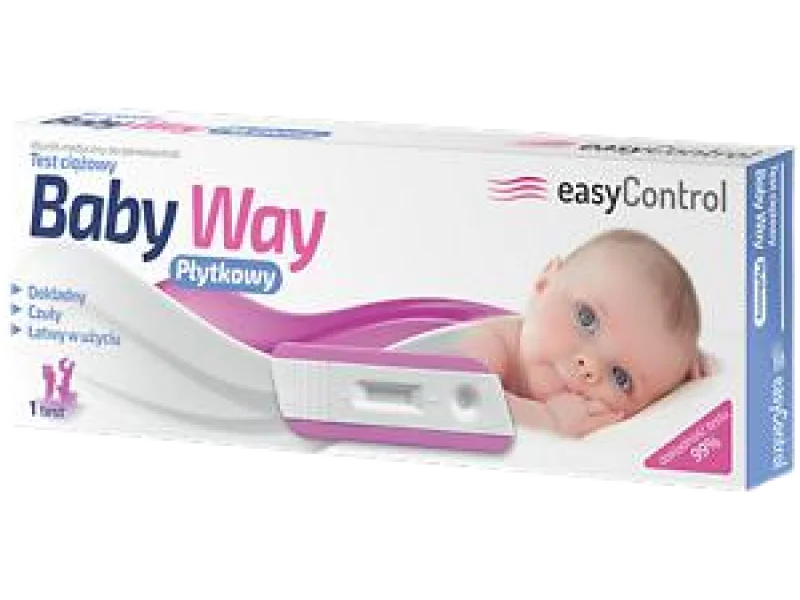 BABY WAY test ciążowy płytkowy, test diagnostyczny