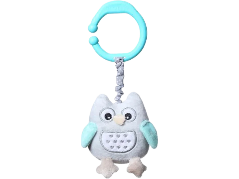 BABYONO 442 Zabawka OWL SOFIA szaro-miętowa