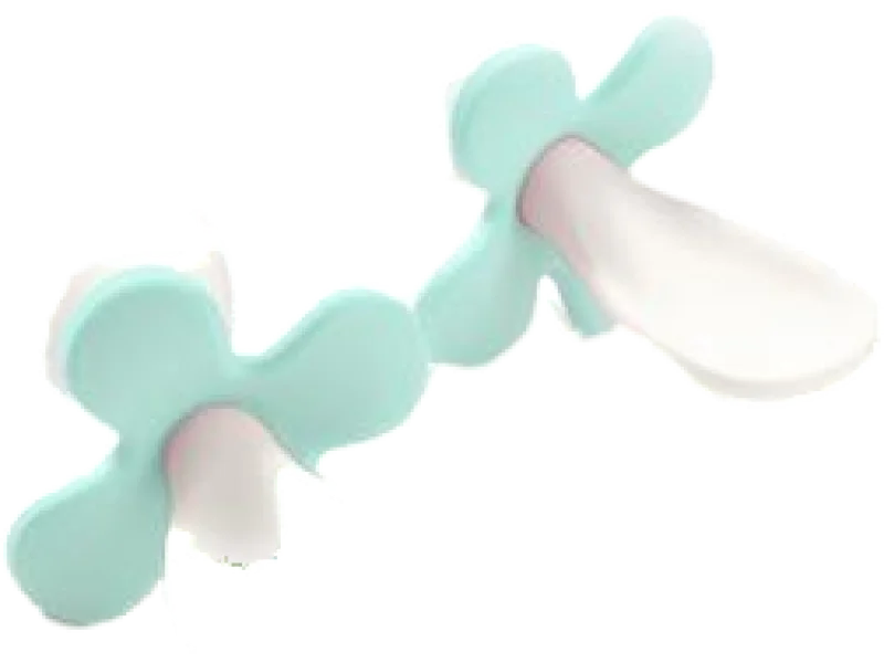 BabyOno Ergonomiczne sztućce dla dzieci, sprzęt medyczny