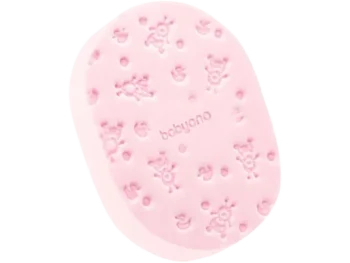 Zdjęcie produktu Babyono Gąbka kąpielowa dla dzieci i niemowląt różowa