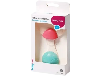 Zdjęcie produktu BabyOno grzechotka z gryzakiem i dźwiękiem, sprzęt medyczny