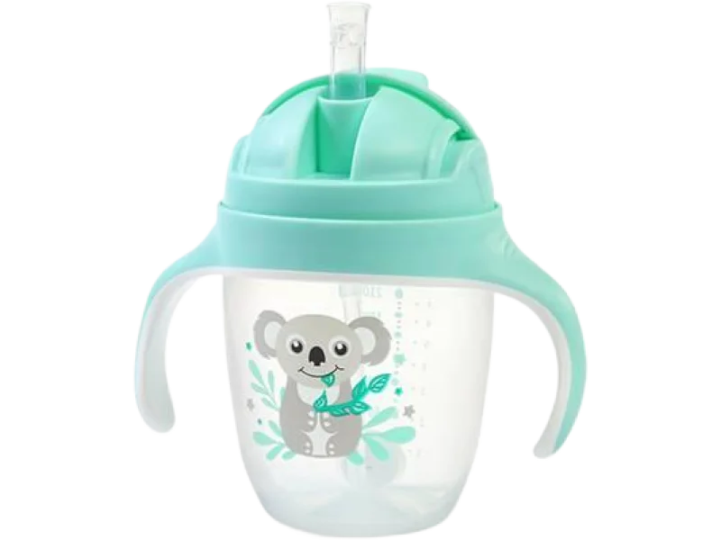BabyOno Kubek niekapek z obciążoną słomką koala, sprzęt medyczny