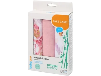 Zdjęcie produktu BabyOno NATURAL BAMBOO Naturalne pieluszki z włókien bambusa, środki chłonne