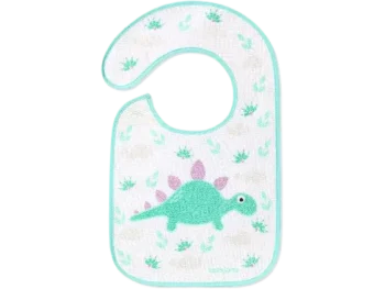 Zdjęcie produktu BABYONO Śliniak frotte 23x37cm Dino zielony 6m+ 832, sprzęt medyczny